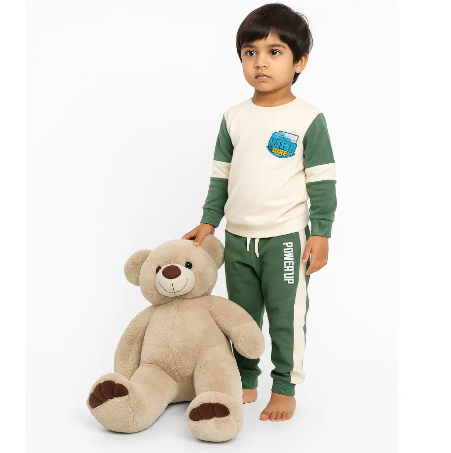 Luxury Designer Boys Round Neck Full Sleeve Tracksuit (2 to 3 Y)