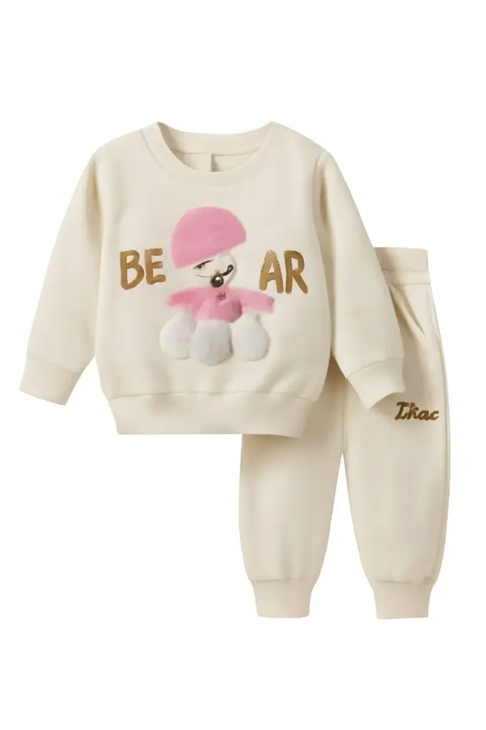 Off White Designer warm Jogger set (9 to 12 M)