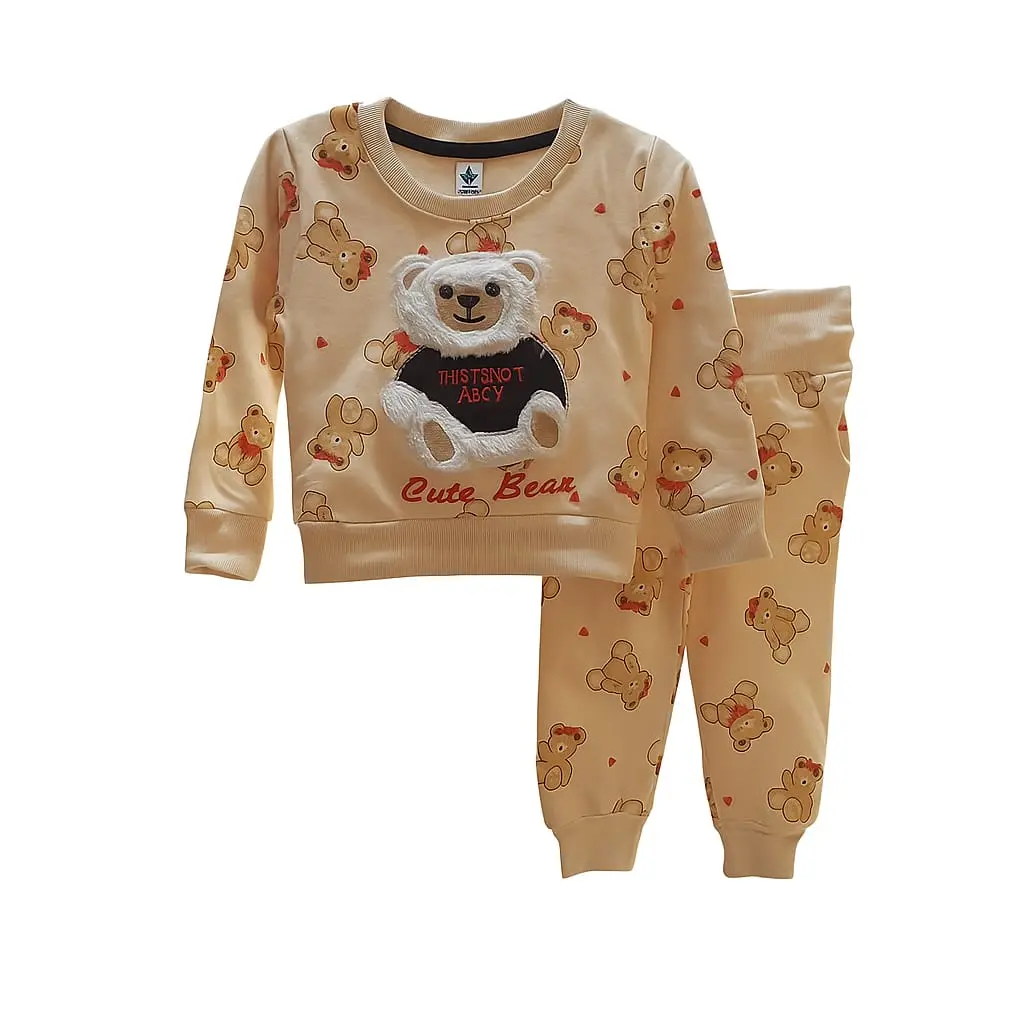 Beige Teddy Love Cozy Winter Set (9 to 12 M)