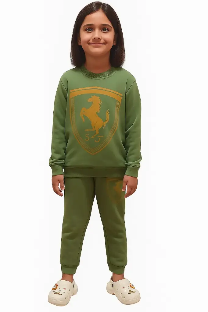 Olive Luxe Winter Jogger Set