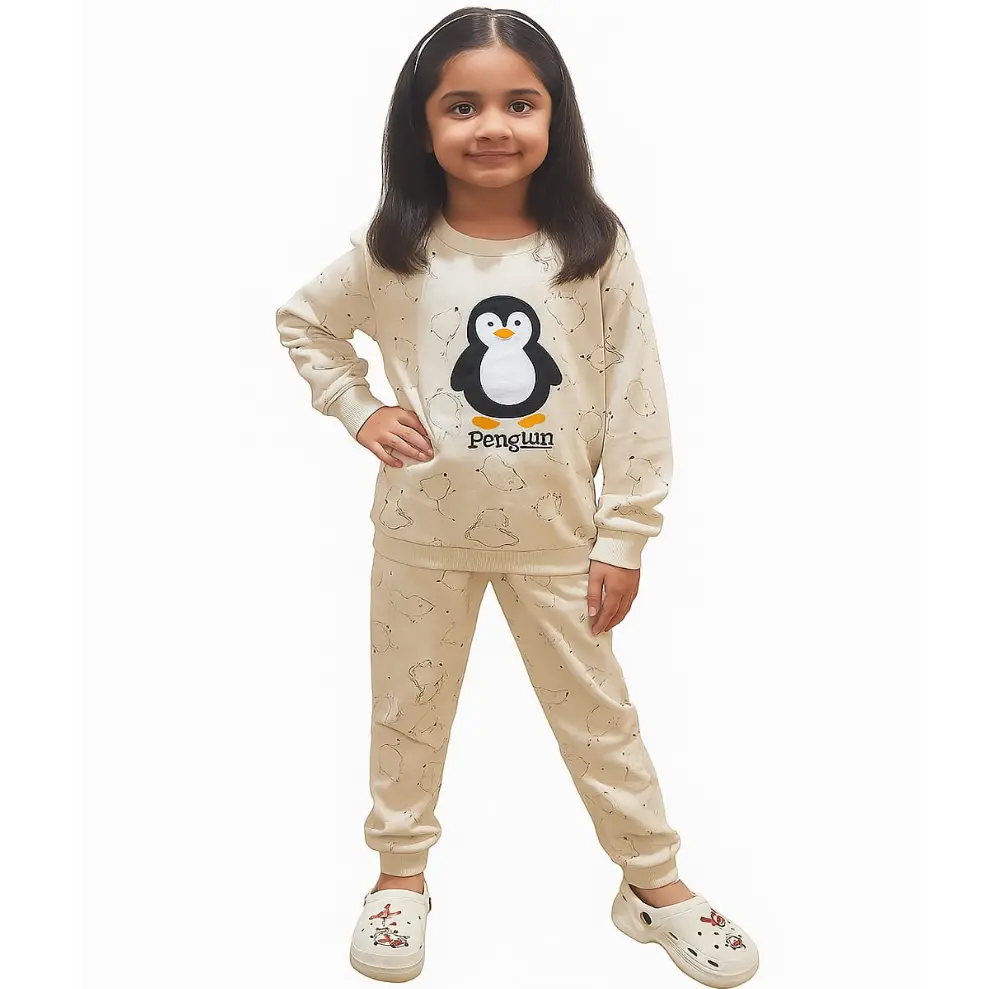 Cozy Penguin Winter Jogger Set (3 to 4 Y)